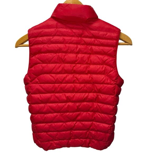 Ralph Lauren Kids Size Medium 10-12 Red Puffer Vest Polo Logo Quilted - Picture 2 of 7